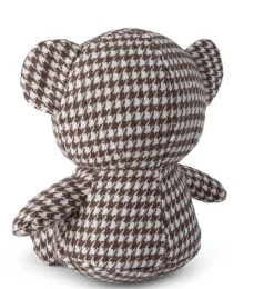 Beertje Boris in een klassieke chique pied de poule print