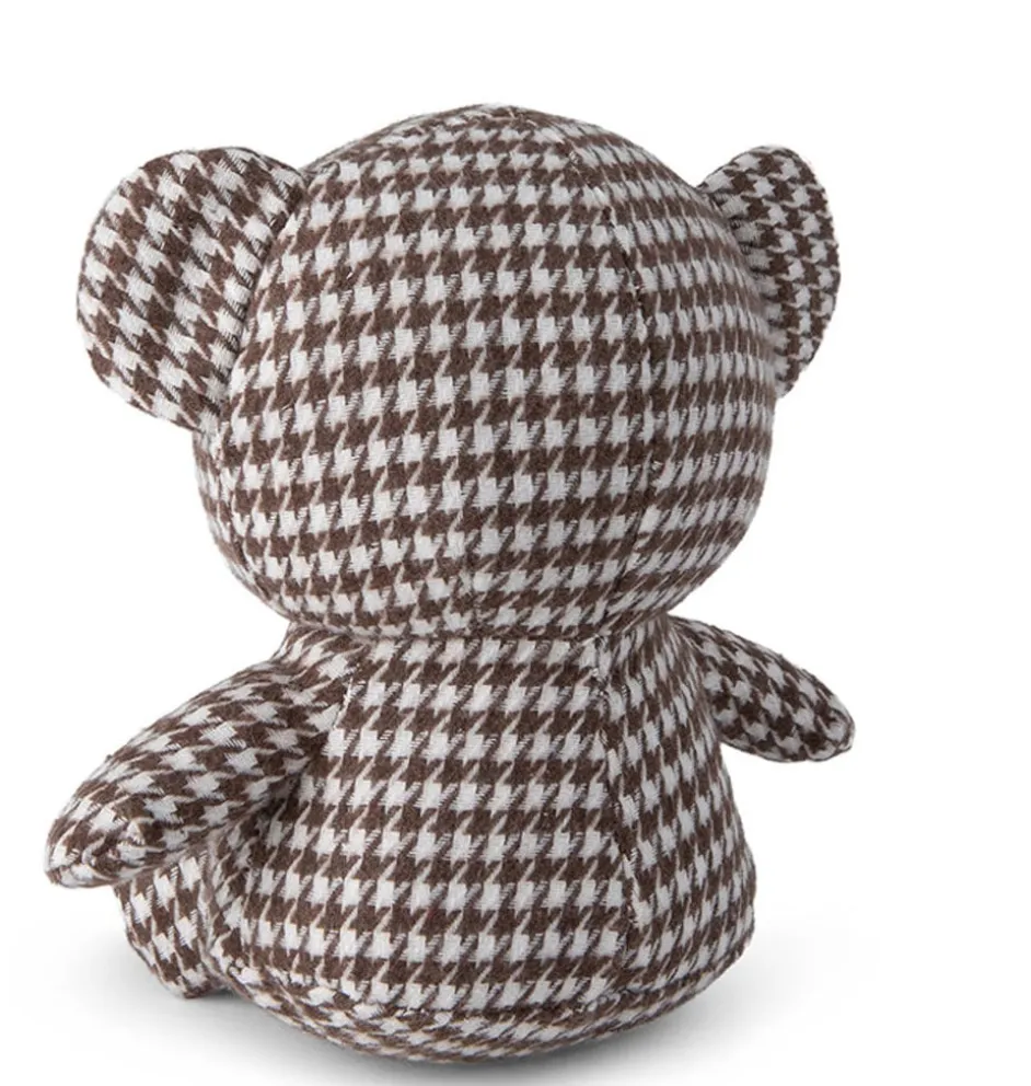 Beertje Boris in een klassieke chique pied de poule print