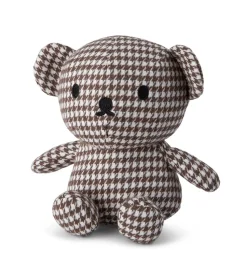 Beertje Boris in een klassieke chique pied de poule print