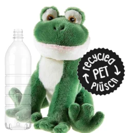 Bottle 2 buddy / kikker gemaakt van gerecyclede PET-flessen