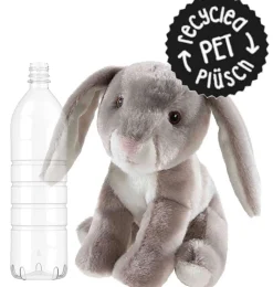 Bottle 2 buddy / Knuffelkonijn gemaakt van gerecyclede PET-flessen