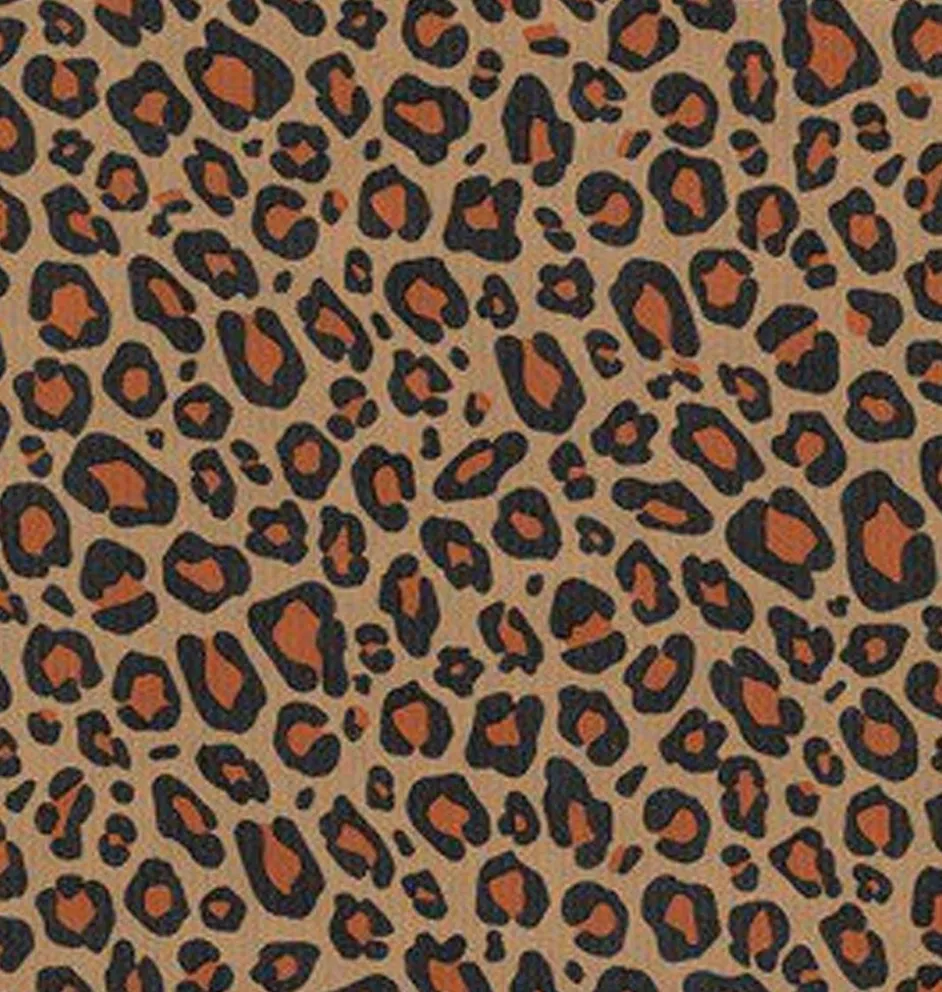 Cadeaupapier luipaard kraft