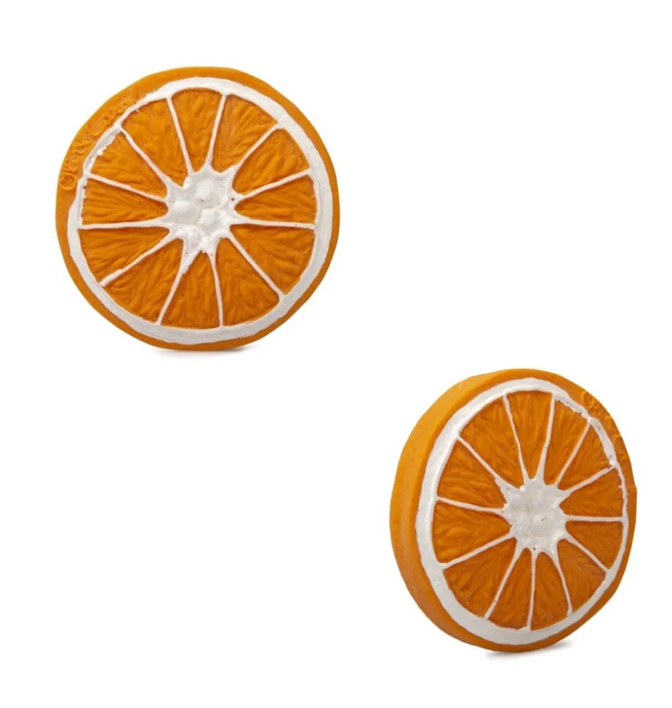 Clementino the orange / sinaasappel van Oli & Carol babybadspeeltje