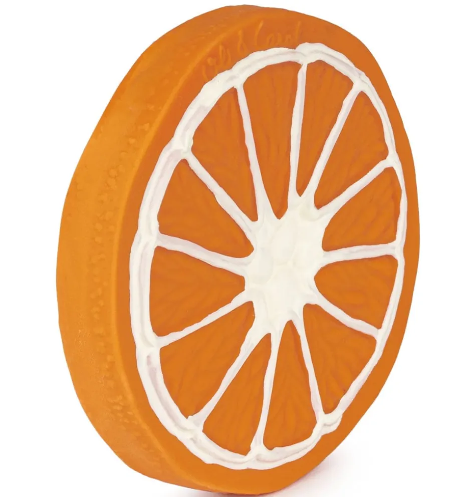 Clementino the orange / sinaasappel van Oli & Carol babybadspeeltje