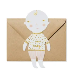 Donna Wilson kaart baby met enveloppe