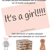 felicitatiekaartje It's a Girl