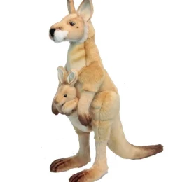 Hansa Creation reuzenkangoeroe met jong