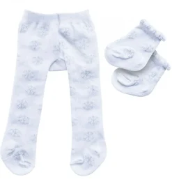 Heless maillot en sokken wit met ijskristal