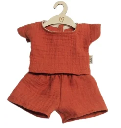 Hollie kledingset terra voor Gordi poppen