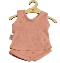 Hollie ondergoedset ajour oud roze voor Gordi poppen