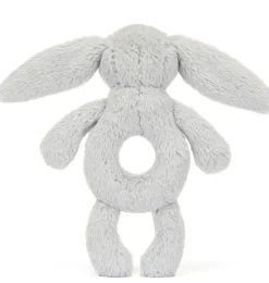 Jellycat Bashful bunny rammelaar / silver