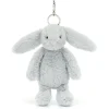Jellycat Bashful bunny silver / bag charm