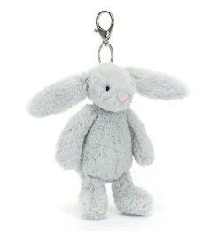 Jellycat Bashful bunny silver / bag charm
