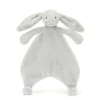 Jellycat Bashful Silver Bunny comforter / knuffeldoekje