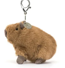 Jellycat Clyde capybara bag charm / hanger / sleutelhanger / tashanger