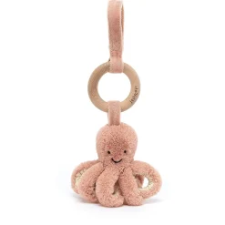Jellycat Odell octopus met houten ring