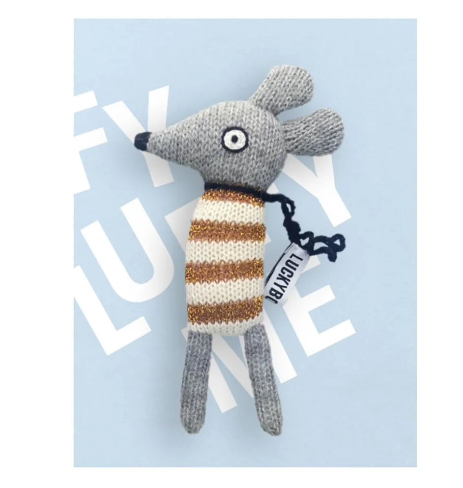 Luckyboysunday mini Lucky rat goud