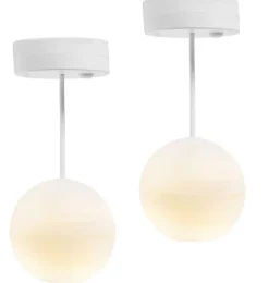 Lundby Chinese hanglampen voor het poppenhuis set van twee met ledverlichting