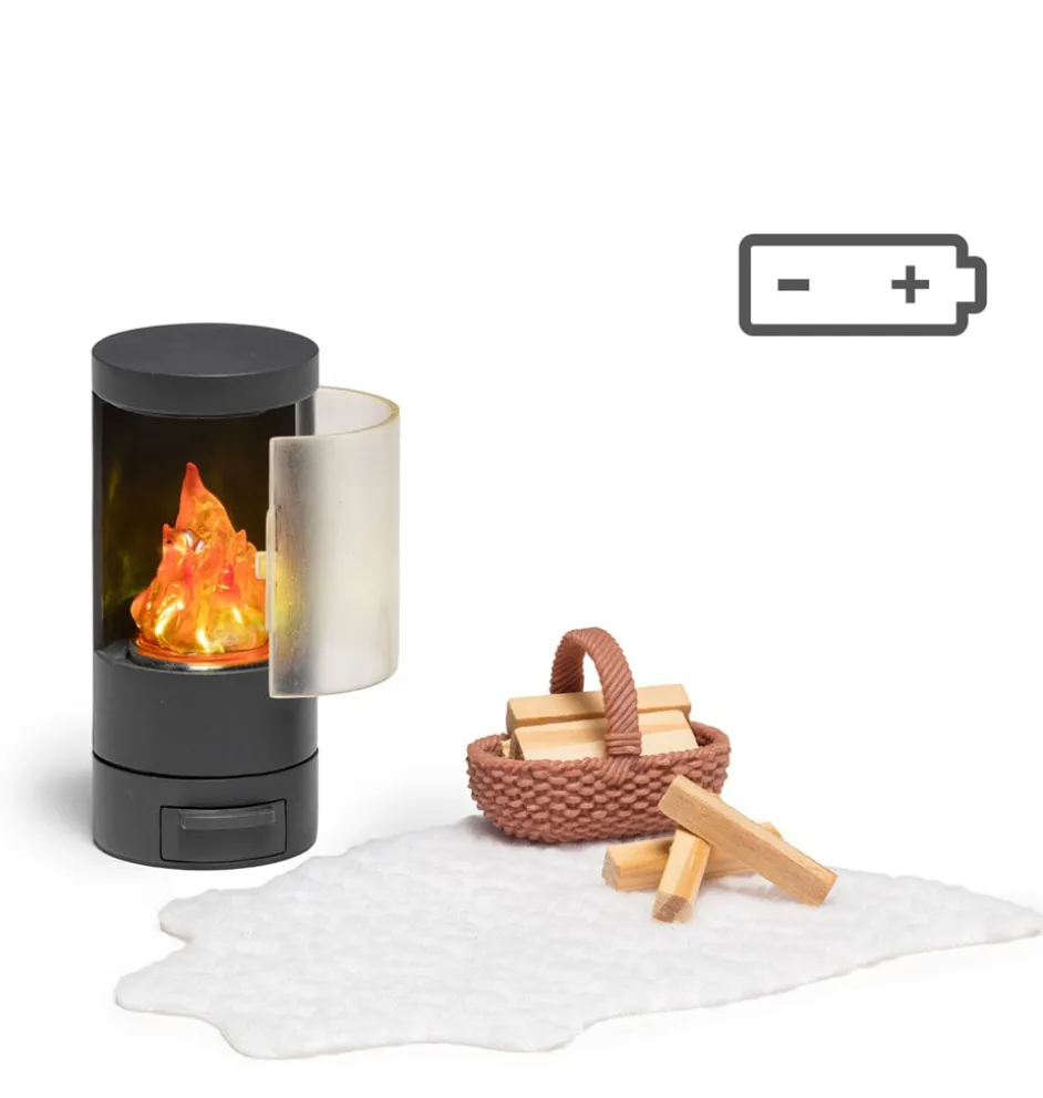 Lundby houtkachel voor poppenhuis