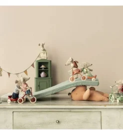 Maileg aanhanger voor de driewieler fiets / rood