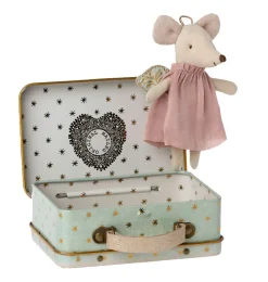 Maileg angel muis in koffertje