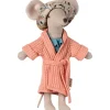 Maileg badjas moeder muis Coral