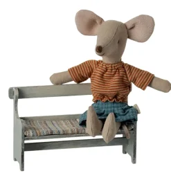 Maileg bankje voor de muisjes / off white