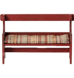 Maileg bankje voor de muisjes / rood