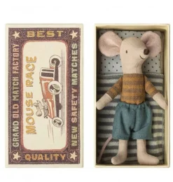 Maileg Big Brother muis in matchbox / b-keuze