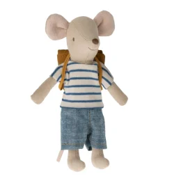 Maileg Big Brother tricycle muis met tas