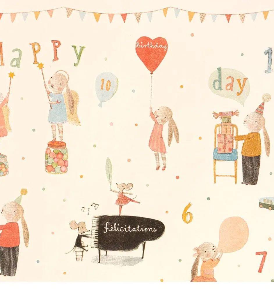 Maileg cadeaupapier Happy Day