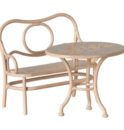 Maileg cafu00e9 set voor de muisjes / pale pink