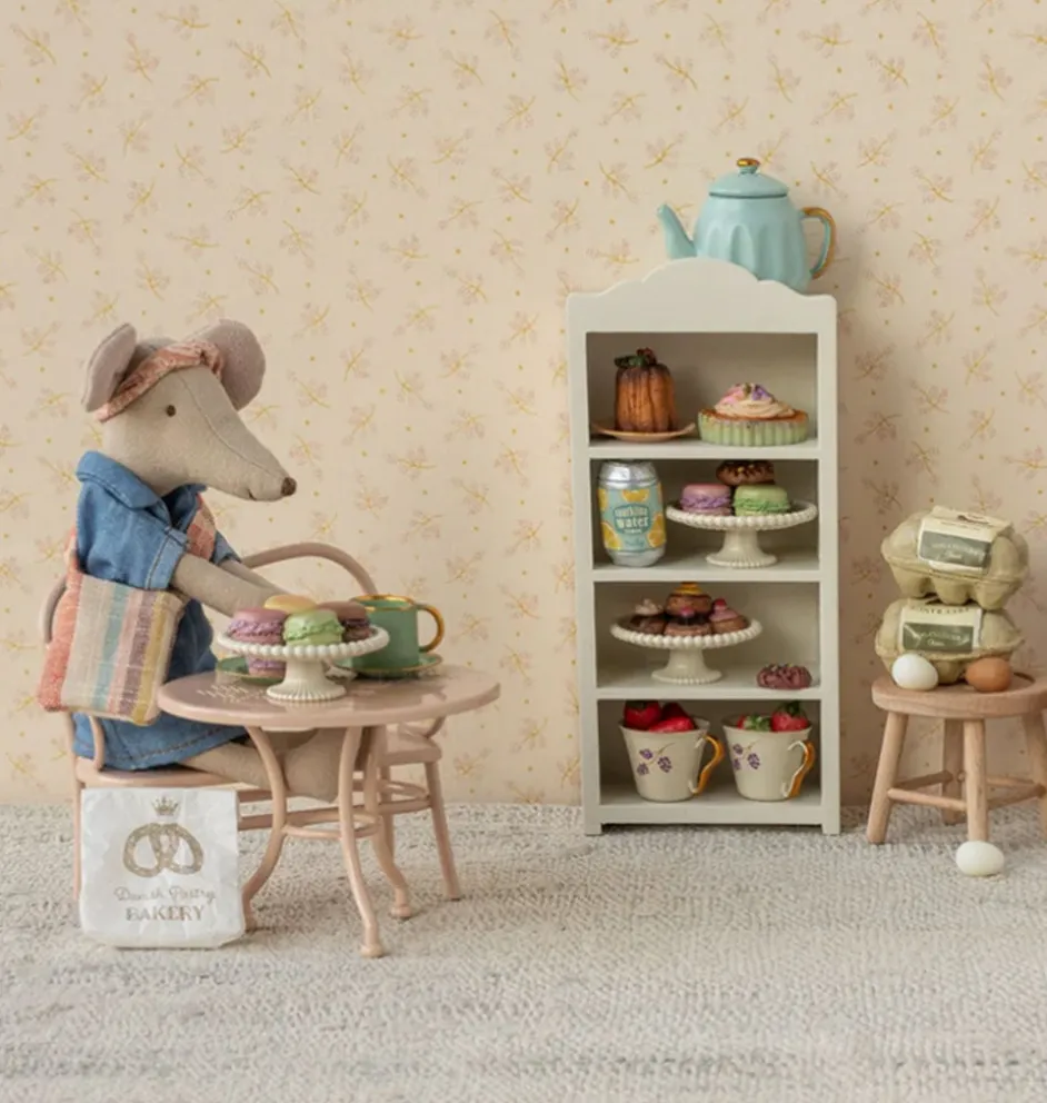 Maileg cafu00e9 set voor de muisjes / pale pink