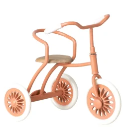 Maileg driewieler fiets met abri voor de muisjes / kleur coral