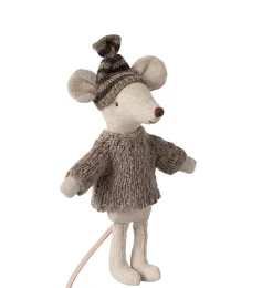 Maileg gebreide sweater met muts voor Big Brother muis