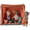 Maileg Happy camper tent voor de muisjes / oranje / 2025 collectie