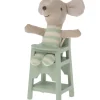 Maileg kinderstoel voor de muizenbaby's / mintgroen