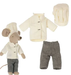 Maileg kledingset kok / chef big brother