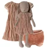 Maileg kledingset bunny size 1 / jurk en ondergoed