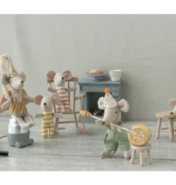 Maileg kledingset clown in koffertje voor little brother muis