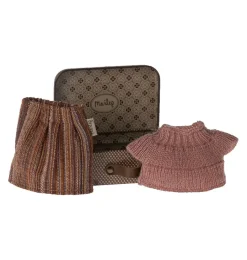 Maileg kledingset grootmoeder muis met koffertje