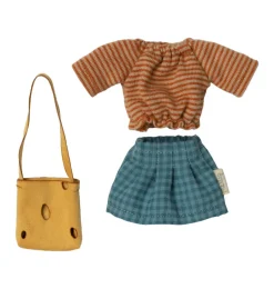 Maileg kledingset met kaastas voor moeder muis