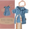 Maileg kledingset moeder muis / denim jurk + tas + haarband