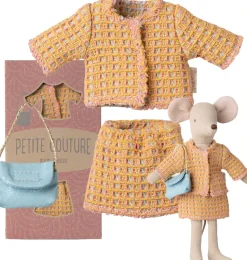 Maileg kledingset moeder muis / mantelpakje met tas