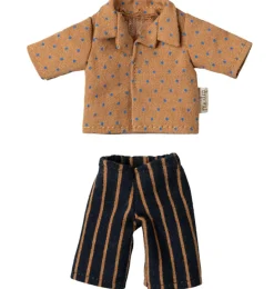 Maileg kledingset vader muis / overhemd en gestreepte broek