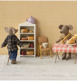 Maileg kledingset vader muis / geruit overhemd en jeans