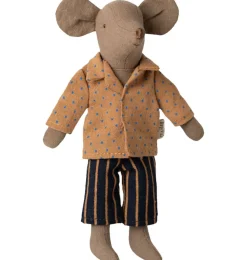 Maileg kledingset vader muis / overhemd en gestreepte broek