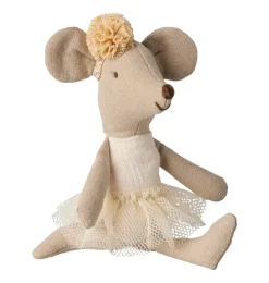 Maileg little sister ballerina muis / off white