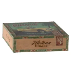 Maileg opa en oma muis in een sigarendoos