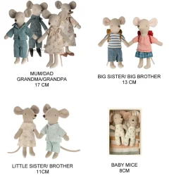 Maileg overall met t-shirt voor big brother muis + een koffertje